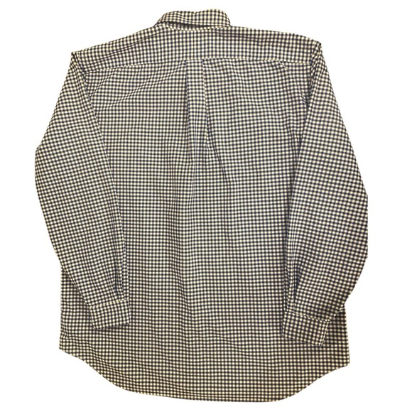 Ralph Lauren Shirt Men’s XLT Blue White Check Button Down Logo Classic Preppy - Picture 3 of 10